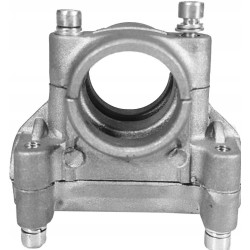 Staffa di Fissaggio per Maniglia del Decespugliatore | Diamtero per Tubo 26 mm | Diametro per Maniglia 19 mm | Pezzo di Ricambio